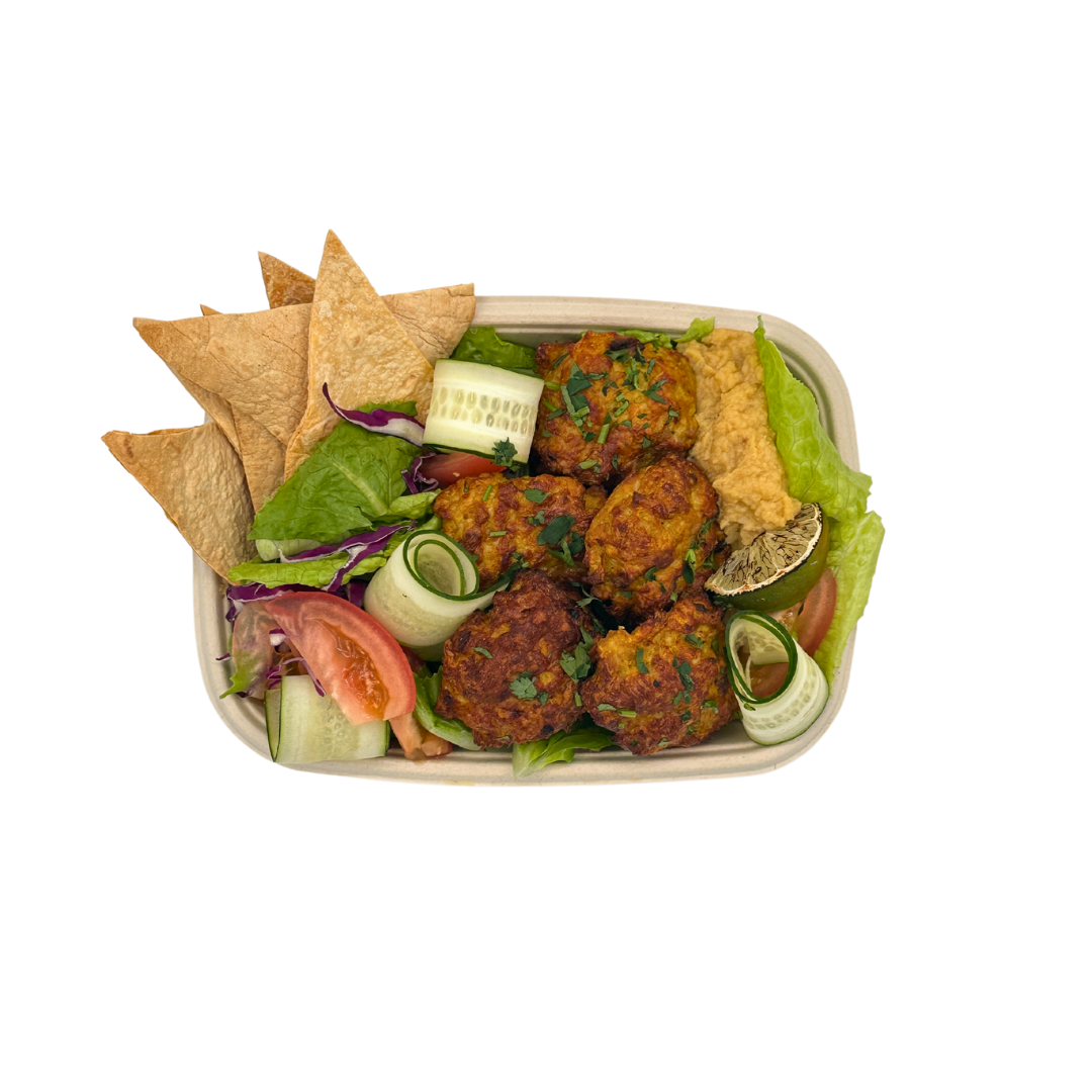 Chicken Kofta with Roasted Vegetables and Tzatziki