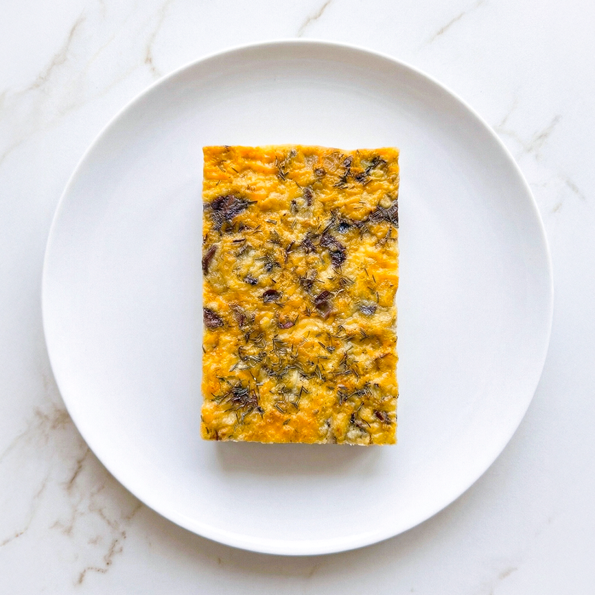 Mushroom with Chicken Ham Frittata