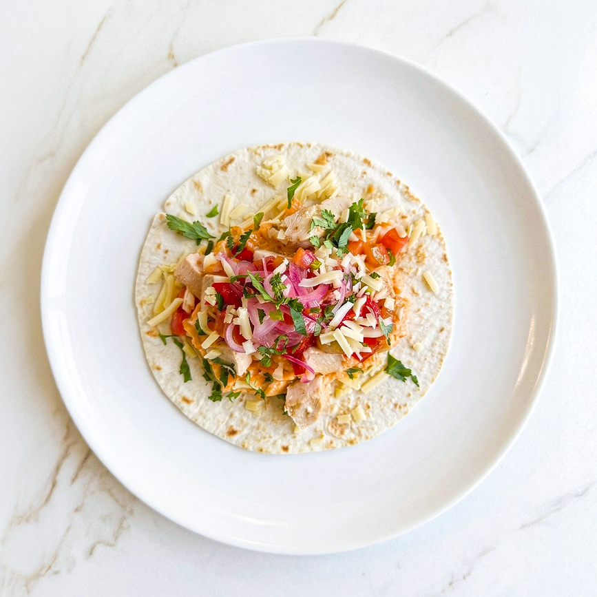 Spiced Chicken Burrito